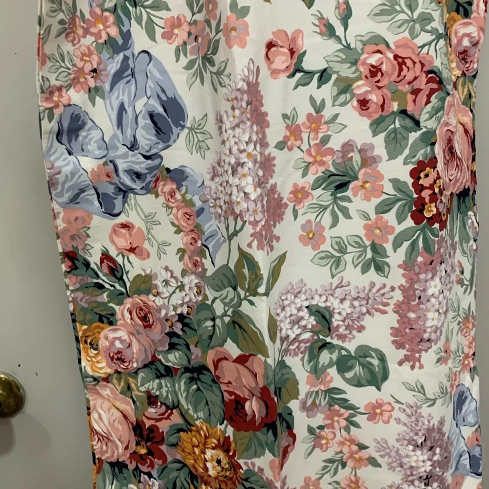 Vintage Ralph Lauren Allison Floral Curtains - Pink, Blue, Green